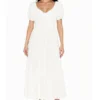 Tiered Puff-Sleeve Maxi Dress Tiered Puff-Sleeve Maxi Dress