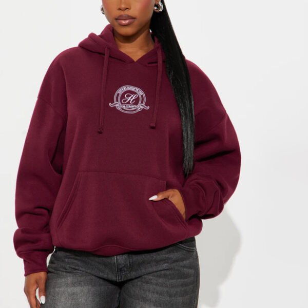 1 Custom Printed Embroidery Pocket Hoodie