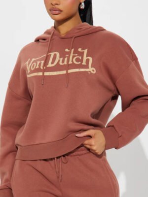 Custom Printed Women Hoodie Set