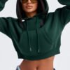 Custom Crop Top  Women Hoodie