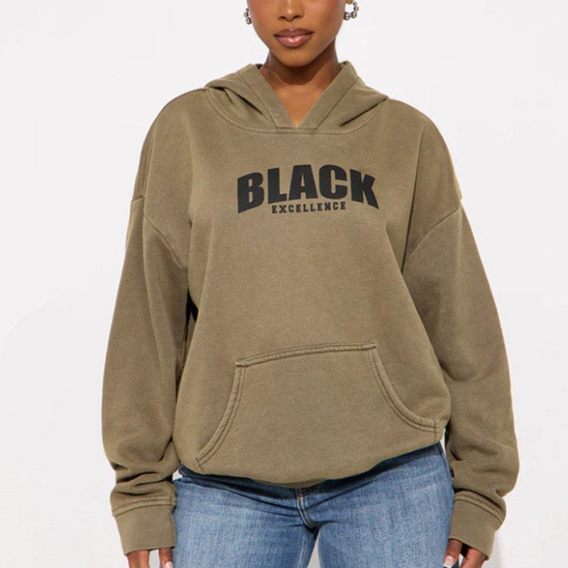 100% Cotton High Quality Printed Hoodie