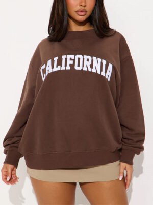 1 Custom Printed Oversized Women Sweatshirt