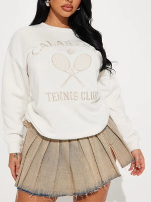 1 Custom Embroidery Crew Neck Sweatshirt