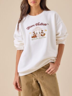 1 Custom Crew Neck Women Sweatshirt With Embroidered Logo