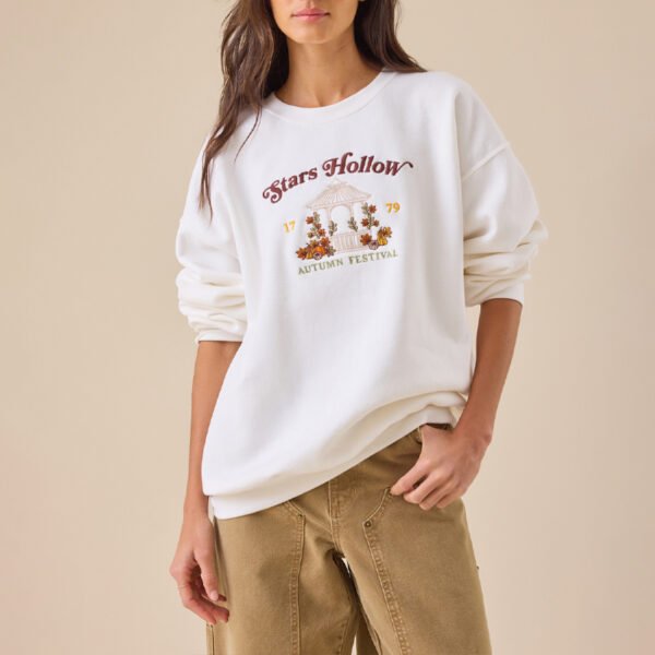 1 Custom Crew Neck Women Sweatshirt With Embroidered Logo