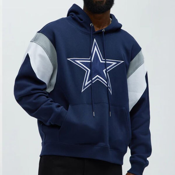 1 Custom Embroidered Patchwork Hoodie