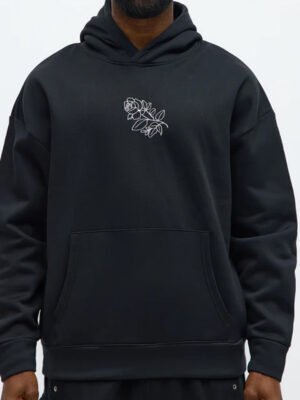 Custom Kangaroo Pocket Embroidered Hoodie