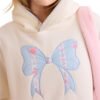 2 Custom Embroidered Women Hoodie Set