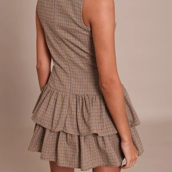 Check Tiered Shift Dress Check Tiered Shift Dress