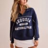 Custom Quarter Zip Women Sweatshirt