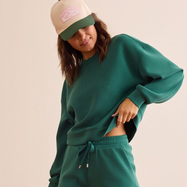 2 Custom Crew Neck Women Sweatshirt Set