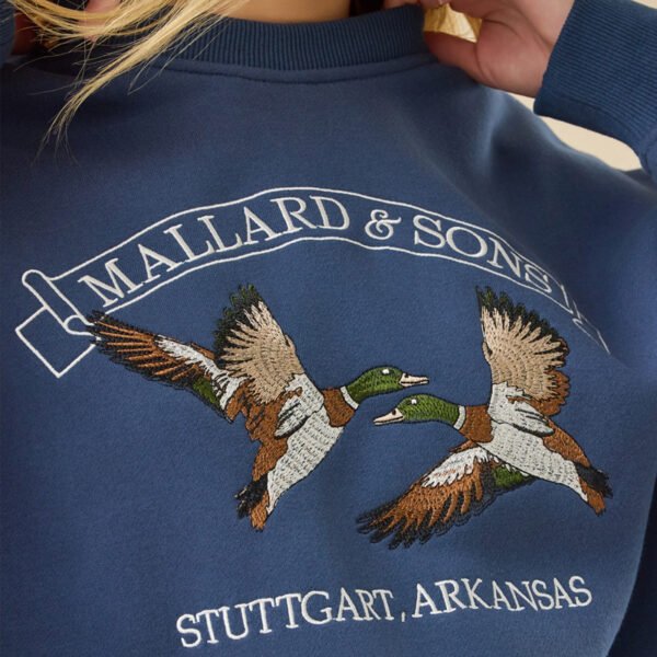 2 Custom Embroidery Crew Neck Sweatshirt