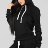 3 Solid Women Hoodie Set