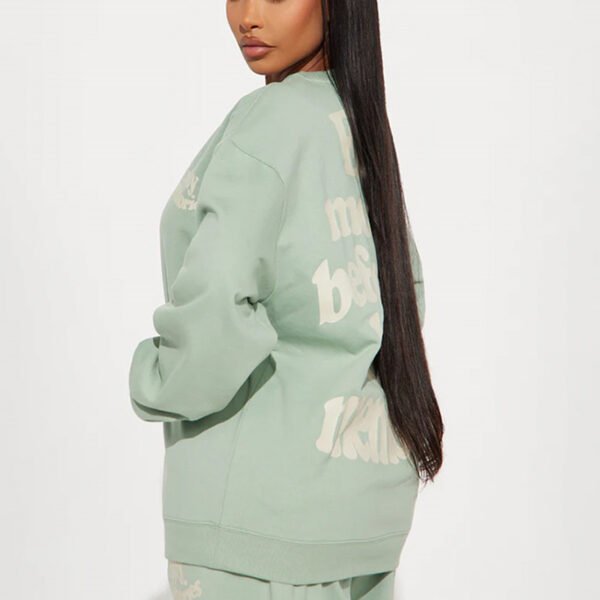 3 Crew Neck Women Sweatshirt Set