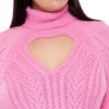 Plus Size Heart Cut Out Sweater