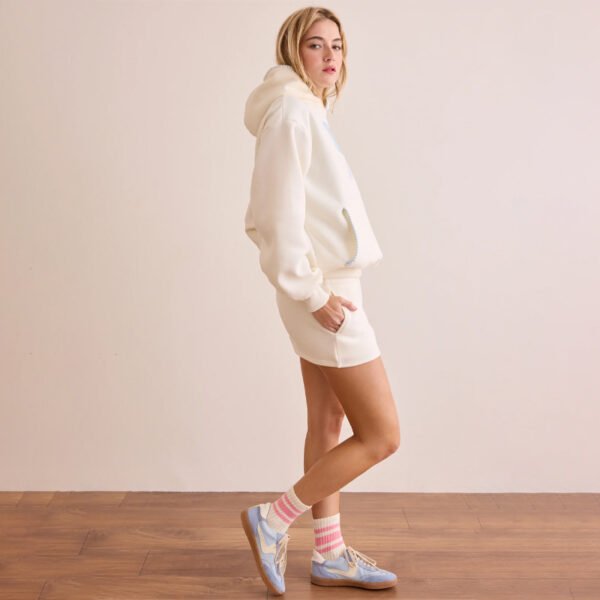 3 Custom Embroidered Women Hoodie Set