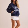 Custom Quarter Zip Women Sweatshirt