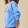 3 Embroidery Crew Neck Women Sweatshirt