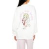 Crew Neck Embroidery Women Sweatshirt