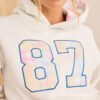 4 Custom 87 Embroidered Women Hoodie Set