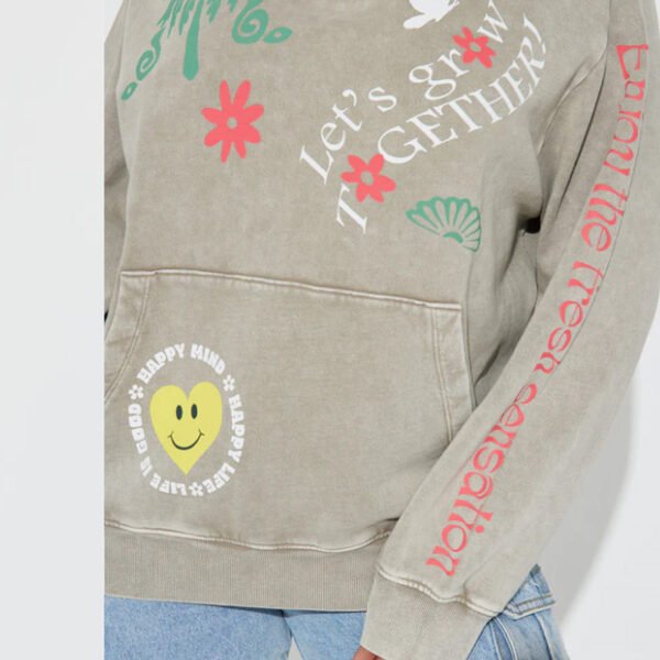 Embroidery Printed Women Hoodies