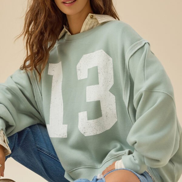 4 Custom Printed Crew Neck Sweatshirt