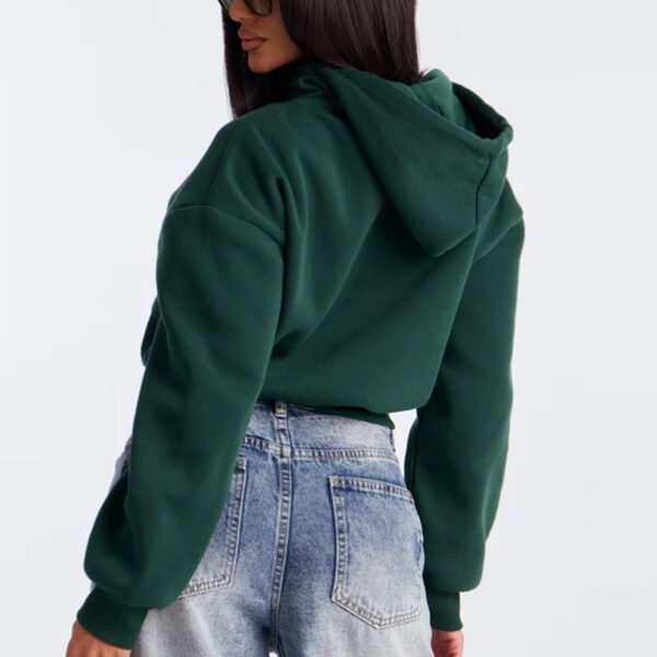 Custom Crop Top  Women Hoodie