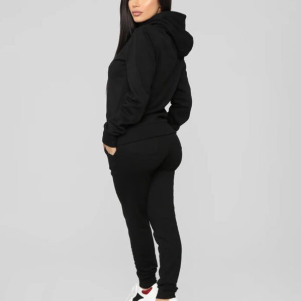 4 Solid Women Hoodie Set