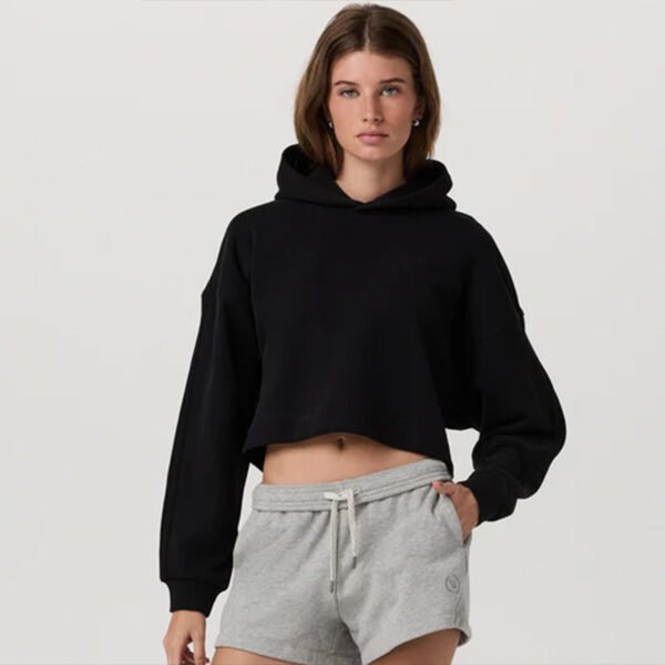 Black Crop Hoodies For Women Black Crop Hoodies For Women