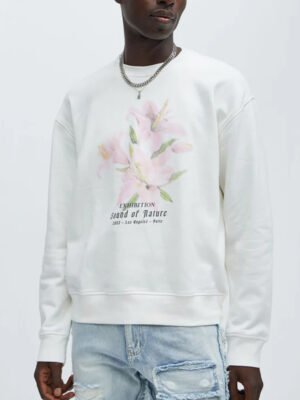 Custom Bouquet Of Lilies Crew Neck Men's Sweatshirts