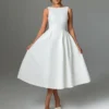 Ivory Midi Dress for Women Ivory Midi Dress for Women