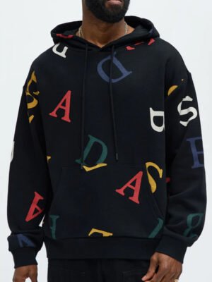 Letters Printed Hoodie