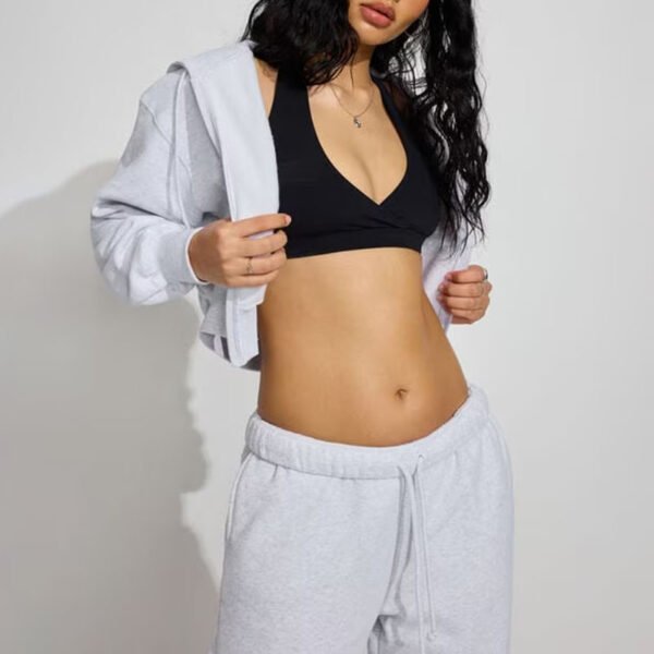 1 Essential Fleece Logo Graphic Zip-Up Hoodie