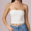 Broderie Anglaise Camisole Top in White Broderie Anglaise Camisole Top in White