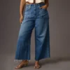 High-Rise Wide-Leg Crop Jeans