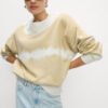 Custom Women Crew Neck Ombre Sweatshirt