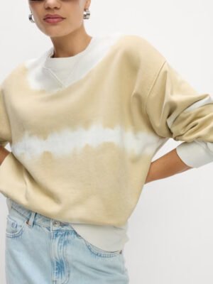 1 Custom Women Crew Neck Ombre Sweatshirt