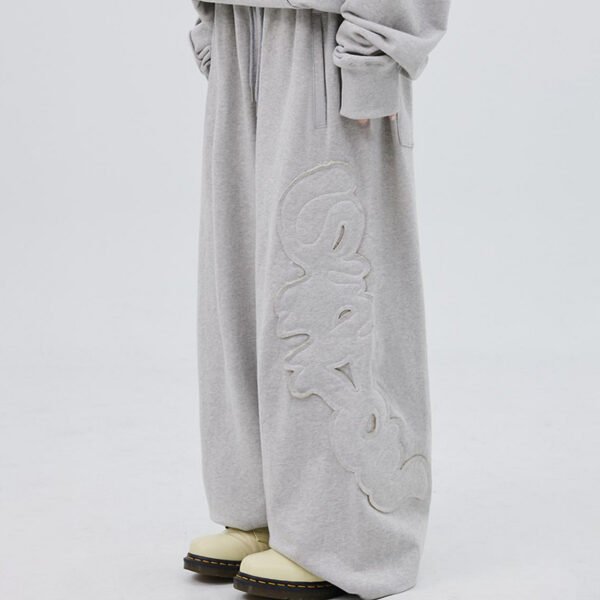 Logo Applique Sweatpants Grey Logo Applique Sweatpants Grey