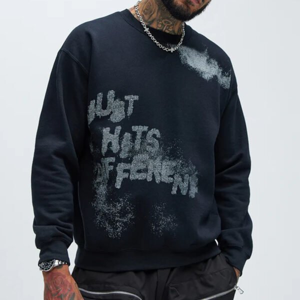 1 Custom Logo Printed Just Hits Different Crew Neck Sweatshirt