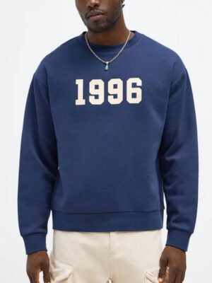 Printed Logo Men's Crew Neck Sweatshirt