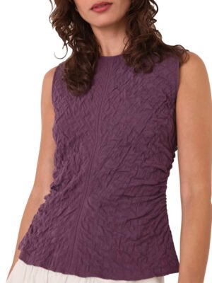 Basics Cotton Rich Textured Tank Top for Everyday Wear