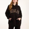 1 Sunday Leopard Print Logo Hoodie