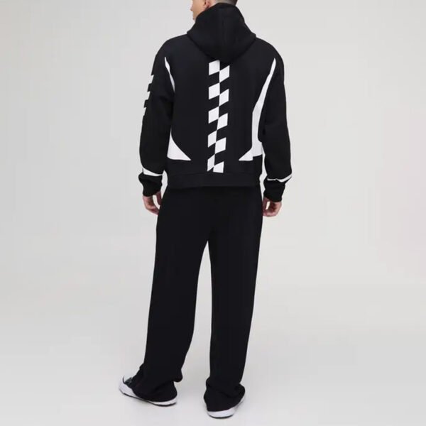 Oversized Boxy Moto Racing Hoodie