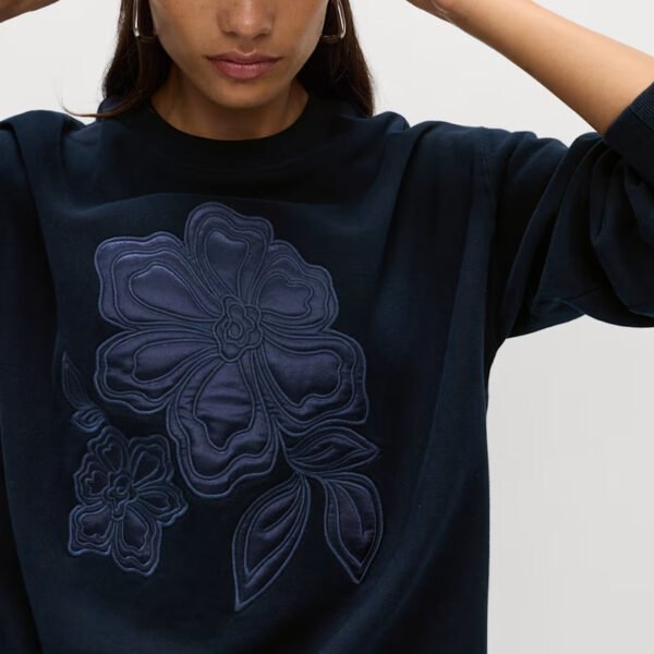 Custom Embroidery Crew Neck Sweatshirt