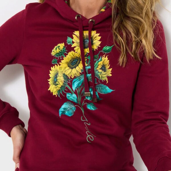 2 Sunflower Graphic Hoodie