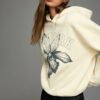 2 Custom Printed Long Sleeve Women Hoodie