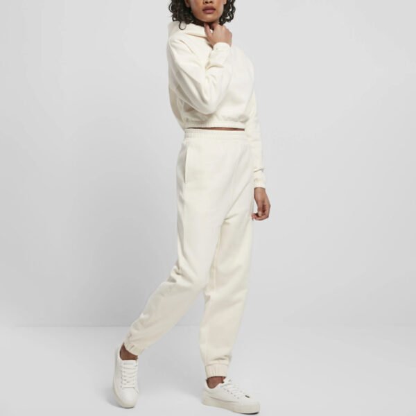 2 Custom Solid Cropped Women Hoodie Set