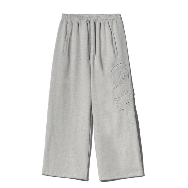 2 Logo Applique Sweatpants Grey