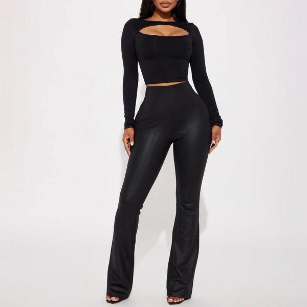 2 Custom High Quality Women Cut Out Seamless Top