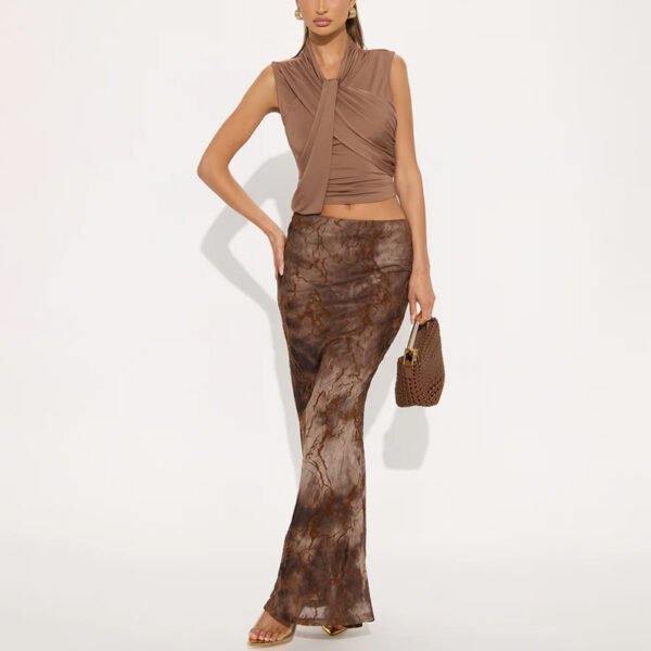 2 High Quality Ruched Sleeveless Women Top